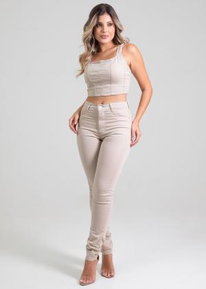 Imagem de Calça Sarja Sawary Hot Pants - 275701 Bege