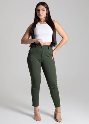 Imagem de Calça Sarja Sawary Mom - 276970 - VERDE MILITAR 38