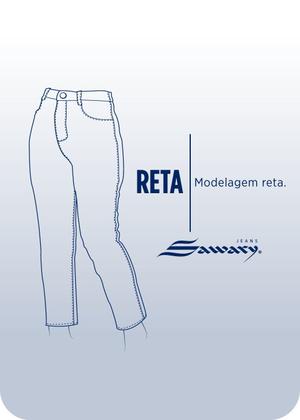 Imagem de Calça Sarja Sawary Reta - 275006 - 38