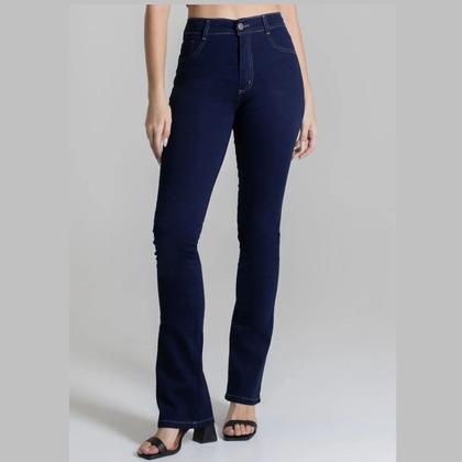 Imagem de Calça Sawary Jeans Feminina Escura Boot Cut - 278823