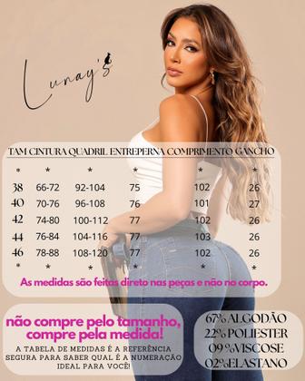 Imagem de Calça Skinny Cintura Alta Levanta Bumbum Legião by Ri19 L622