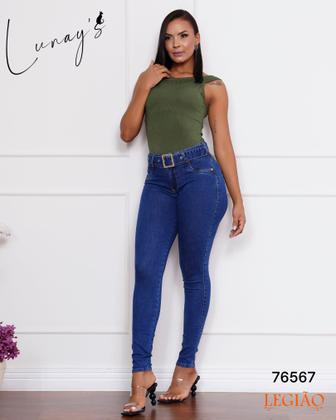 Imagem de Calça Skinny Cintura Alta Levanta Bumbum Legião  Ri19 L6567