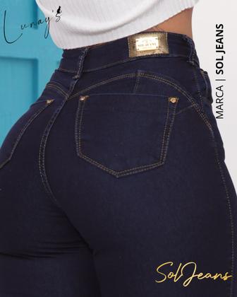 Imagem de Calça Skinny Cintura Alta Levanta Bumbum Sol Jeans L5791