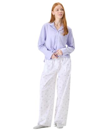 Imagem de Calça Sleep Pant florence by mills Women Lavender Butterfly XS