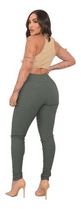 Imagem de Calça Social Feminina Com Lycra Clochard Laço Cintura Alta