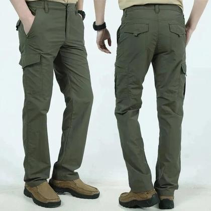 Calças Militares Masculinas - Conforto E Múltiplos Bolsos | Sarja Algodão