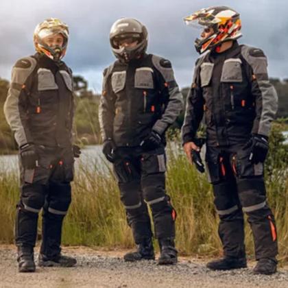 Imagem de Calça Texx Masculina Armor Impermeável Preta Cinza