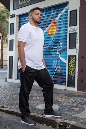 Imagem de Calça Treino Plus Size Masculina Esporte Cintura com Elástico 108