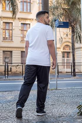 Imagem de Calça Treino Plus Size Masculina Esporte Cintura com Elástico 108