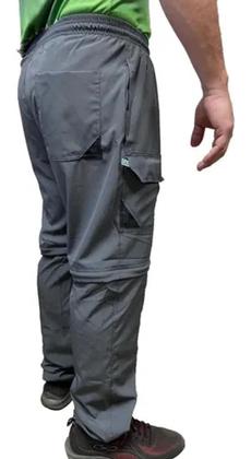 Imagem de Calça Vira Bermuda Mar Negro Com Elastano Pesca Uv+50 Hidronatic P Ao G3 6 Bolsos Secagem Rápida