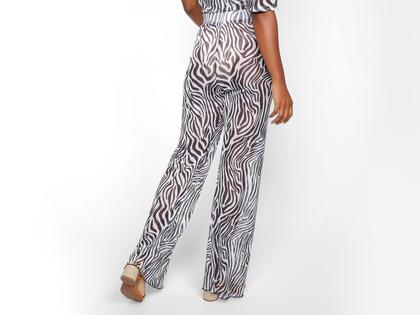 Imagem de Calça Vista Magalu Tule Flare Estampada