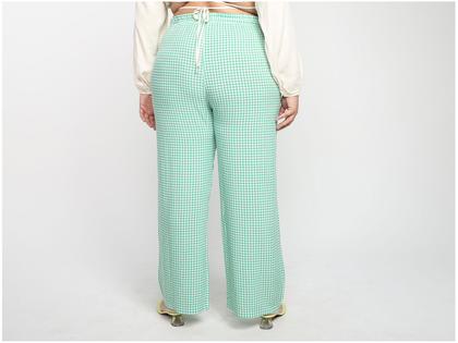 Imagem de Calça Vista Magalu Viscose Xadrez