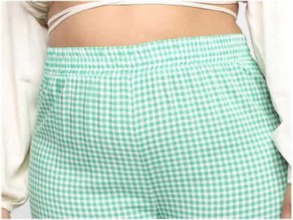 Imagem de Calça Vista Magalu Viscose Xadrez