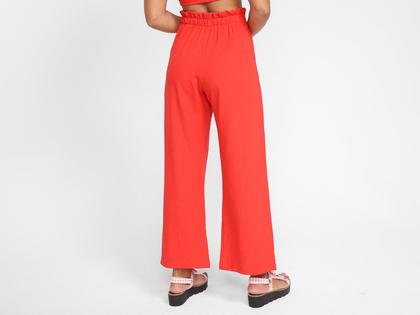 Imagem de Calça Vista Magalu Wide Leg Manihi Cintura Elástica