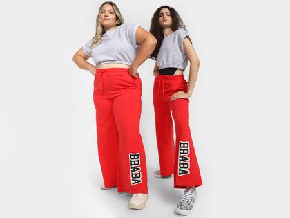 Imagem de Calça Vista Magalu Wide Leg Sport Vintage