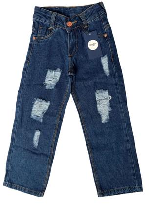 Imagem de calça wide leg jeans feminina infantil juvenil menina de 1 a 16 anos