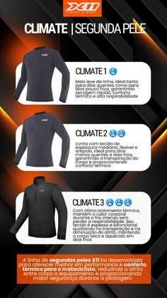 Imagem de Calça X11 Climate 2 Segunda Pele Térmica Unissex Moto