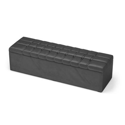 Imagem de Calçadeira Alpha Estofada 160 para Cama Box Queen N-022 Veludo Aradecor