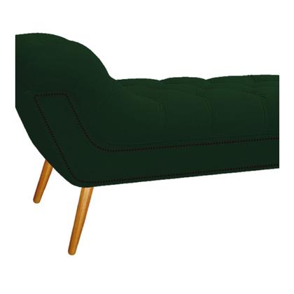 Imagem de Calçadeira Estofada Veneza 160 cm Queen Size Suede Verde - Amarena Moveis