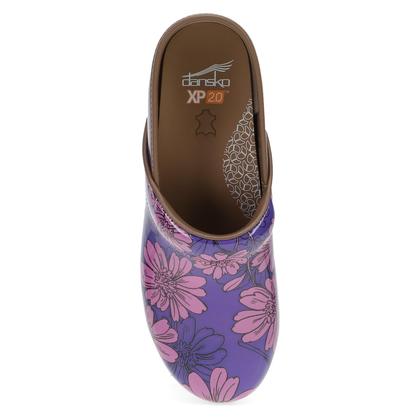 Imagem de Calçado leve e antiderrapante Dansko XP 2.0 para conforto e suporte. Ideal para profissionais de longa data  enfermagem, veterinários e profissionais de saúde  Purple Bloom 8,5 a 9 milhões de EUA