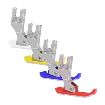 Imagem de Calcador teflon + 10 agulhas butterfly 11/75 + kit 3 correias overloque