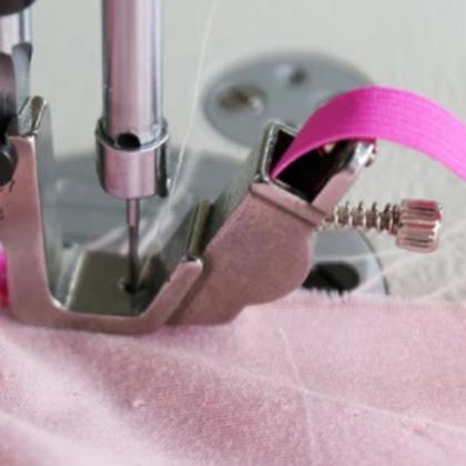 Imagem de Calcadores Prega Elástico Tensor Reta Industrial 1/2 1/4 1/8