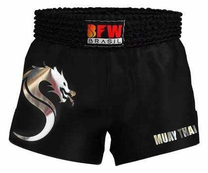 Imagem de Calção Short Muay Thai em Poliéster  - Dragão Classic - BFW