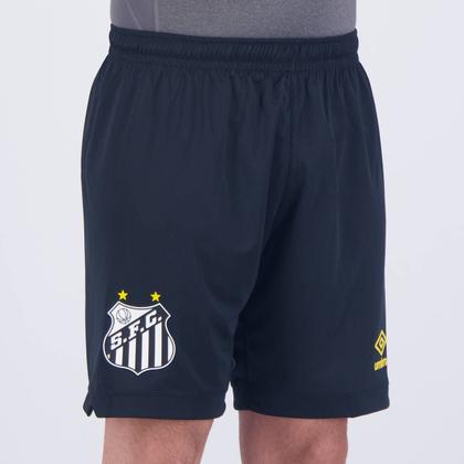 Imagem de Calção Umbro Santos II 2023 Preto