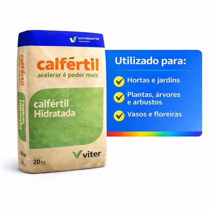 Imagem de Calcário Filler Viter 2kg Rápida ação Correção da Acidez do Solo para Hortas Jardins e Vasos