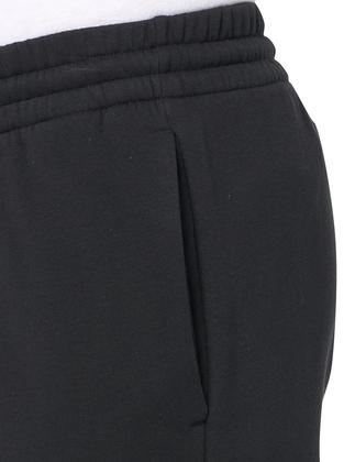 Imagem de Calças adidas Essentials, lã, punho cônico, logotipo grande, masculinas, pretas