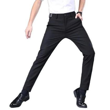 Imagem de Calças Casuais Masculinas Ultrafinas E Elásticas, Slim Fit, Respiráveis Para Golfe E Esportes,