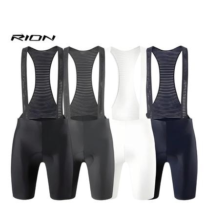 Imagem de Calças De Ciclismo Masculinas MTB RION Com Suspensórios E Almofada 3D, Sem Costura, Para Verão