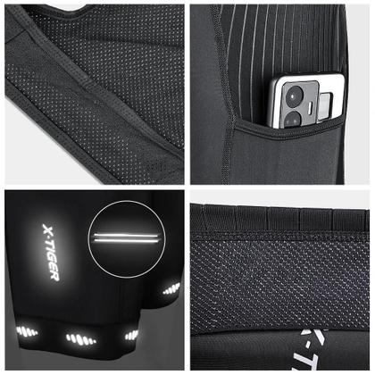 Imagem de Calças De Ciclismo Masculinas X-TIGER Com Almofada 5D, À Prova De Choque, Respirável, Secagem