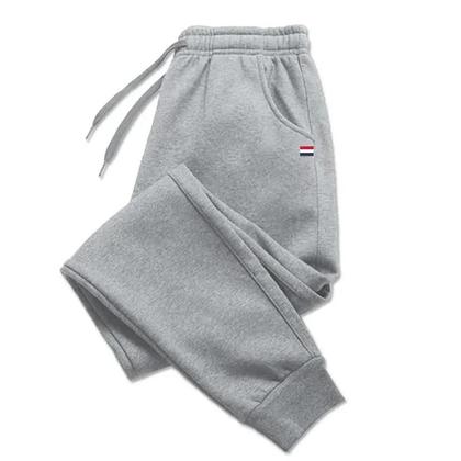 Imagem de Calças de Moletom Unissex para Outono/Inverno - Confortáveis para Treino, Corrida e Casual