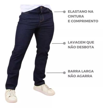 Imagem de Calças Jeans Atacado Tradicional Kit C/ 5 Unidades