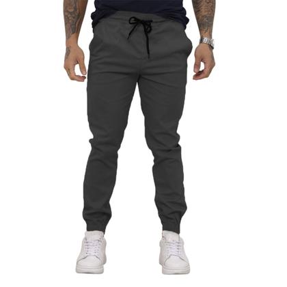 Imagem de Calças Jogger Jeans Camuflada Masculina Com Punho Elástico