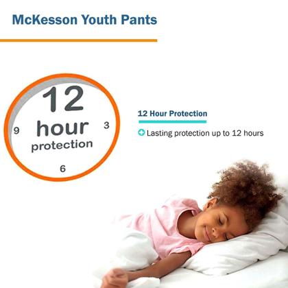 Imagem de Calças Juvenis McKesson Overnight Pediatric (60-120 lbs) - Tamanho 14x4