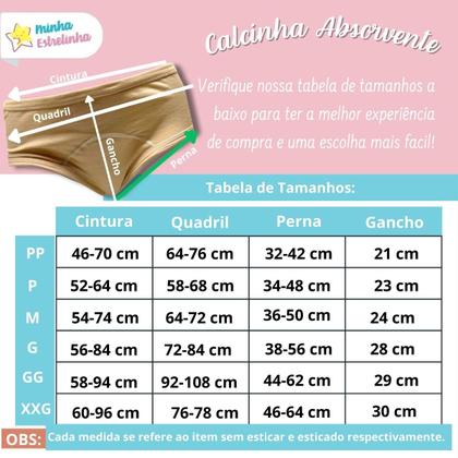 Imagem de Calcinha Absorvente Algodão Segura Escapes Urina 2un Branco
