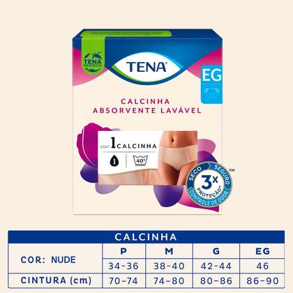 Imagem de Calcinha Absorvente Para Incontinência Urinária Tena Nude M
