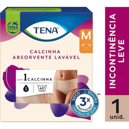 Imagem de Calcinha Absorvente Para Incontinência Urinária Tena Nude M