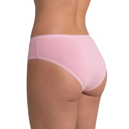Imagem de Calcinha Algodão Cós Largo Moda Intima Lingerie Tanga Feminina Loba Lupo