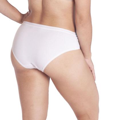 Imagem de Calcinha Algodão Cós Largo Moda Intima Lingerie Tanga Feminina Loba Lupo