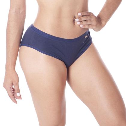 Imagem de Calcinha Algodão Cós Largo Moda Intima Lingerie Tanga Feminina Loba Lupo