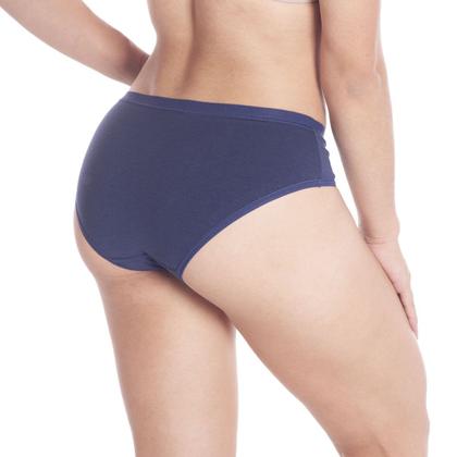 Imagem de Calcinha Algodão Cós Largo Moda Intima Lingerie Tanga Feminina Loba Lupo