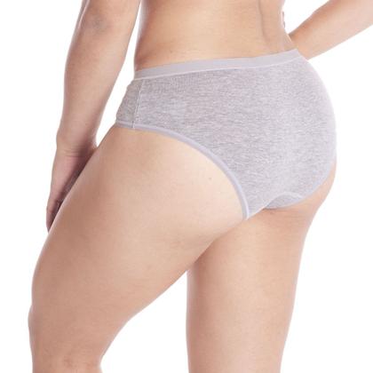 Imagem de Calcinha Algodão Cós Largo Moda Intima Lingerie Tanga Feminina Loba Lupo
