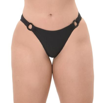 Imagem de Calcinha Biquini Tanga Texturizada Com Argolas Arsiè