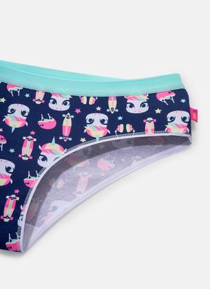 Imagem de Calcinha Boneca Feminina Adulto Unicórnio Skate - Puket