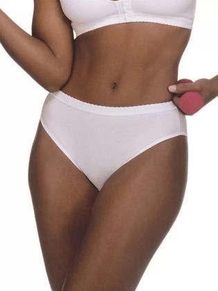 Imagem de Calcinha Calça Cavada Lithos Cotton DeMillus 056014 básica