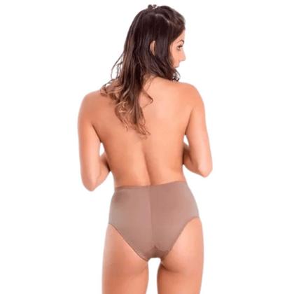 Imagem de Calcinha Cintura Alta Cinta Modeladora Abdominal Duloren Ref 114714 Calça Com Alta Compressão