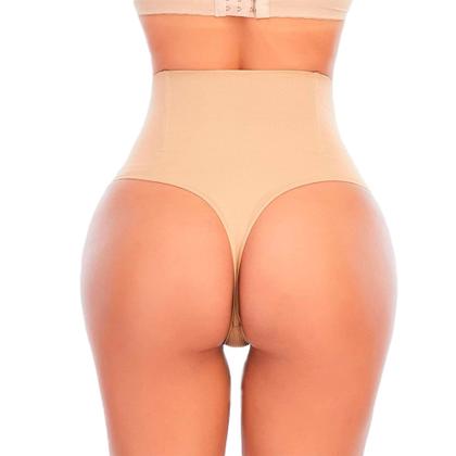 Imagem de Calcinha Cintura Alta Fio Dental Alta Compressão Zero Barriga